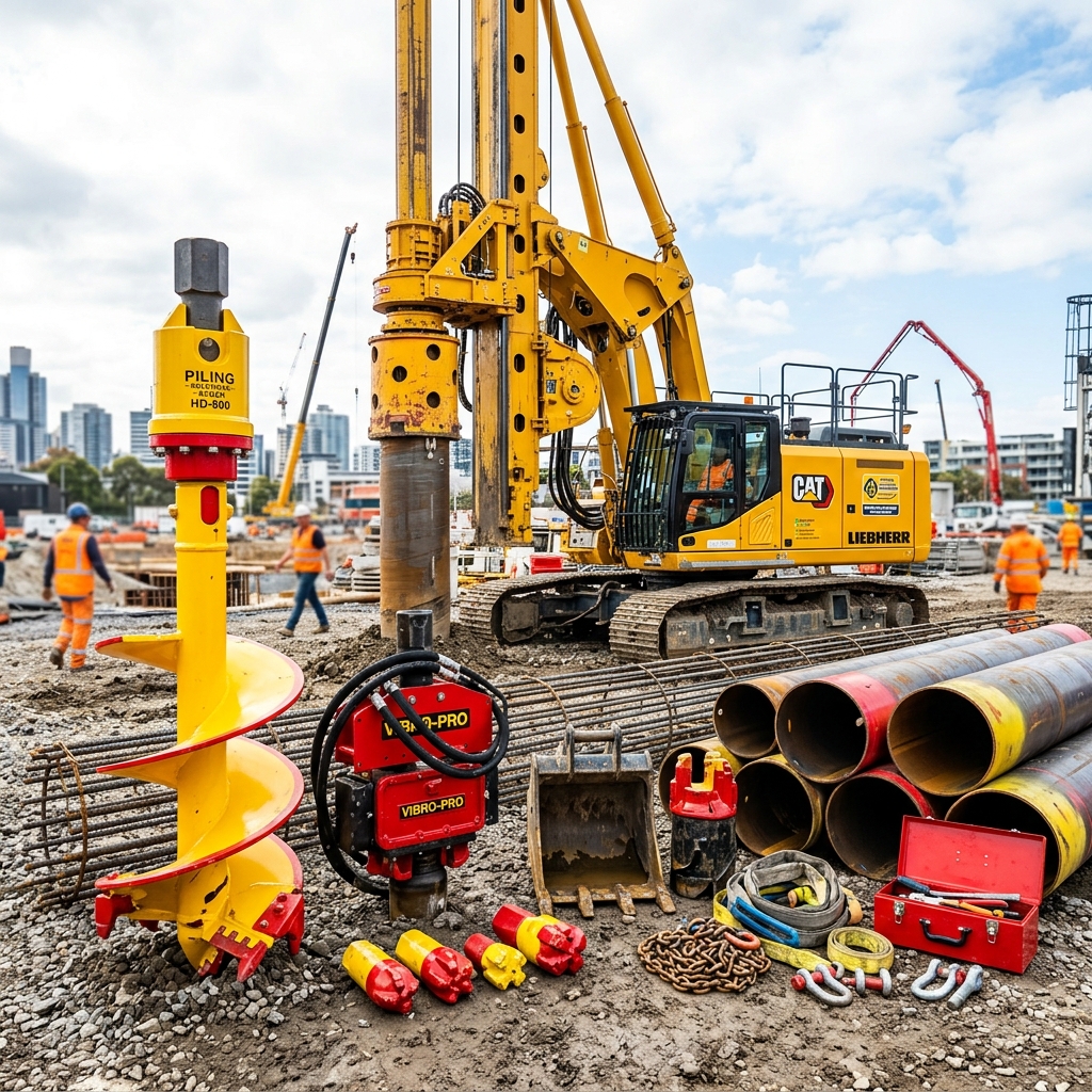 Piling tools and consumables